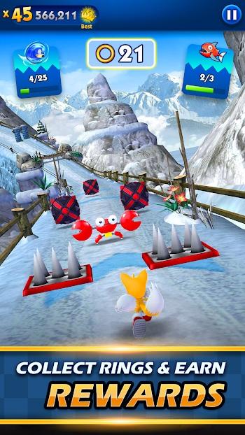sonic dash apk free
