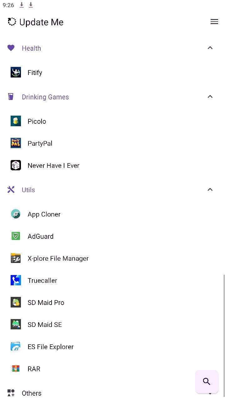 update me apk android