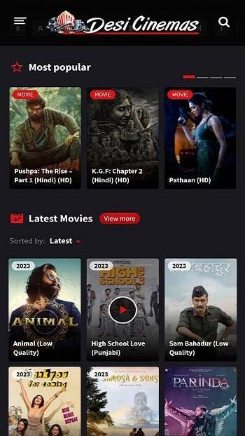desi cinemas apk download