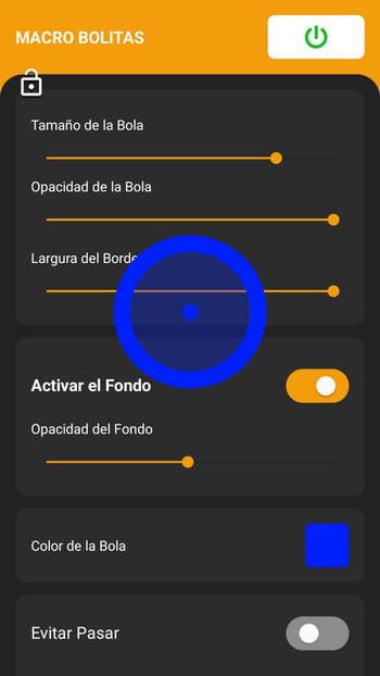 macro bolitas azules apk