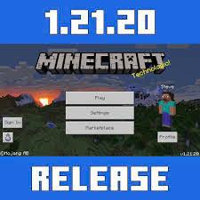 Minecraft 1.21.20 APK 1.21.20