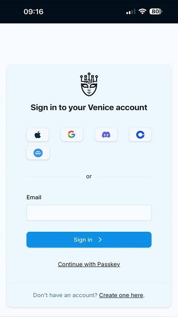 venice ai android