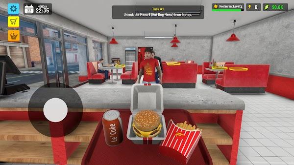 burger station simulator 3d apk game
