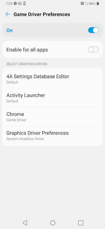 graphics driver apk free