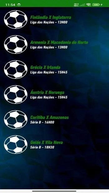 jogos do dia app