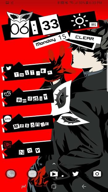 persona 5 widget apk 2
