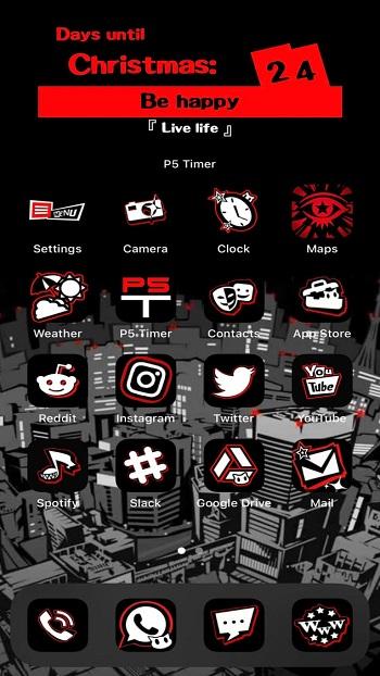 persona 5 widget apk free