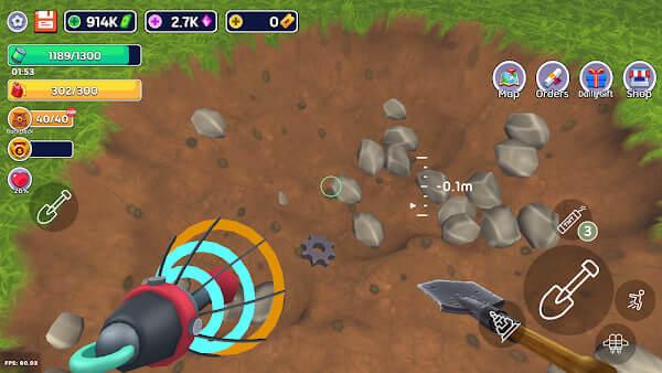 a game about digging a hole apk mobile