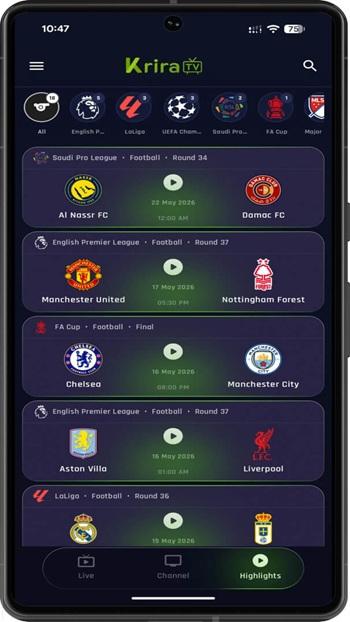 krira tv apk android